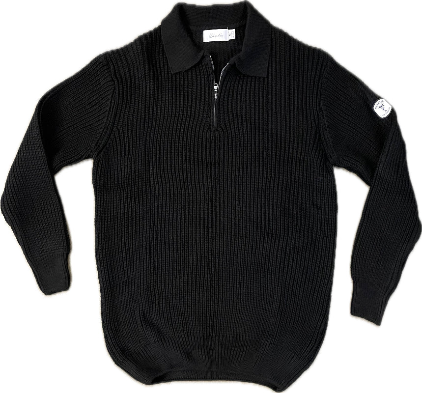Sonoma Coast Zip Long Sleeve (Raven Black)