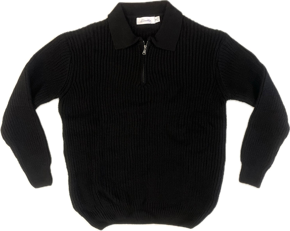 Sonoma Coast Zip Long Sleeve (Raven Black)