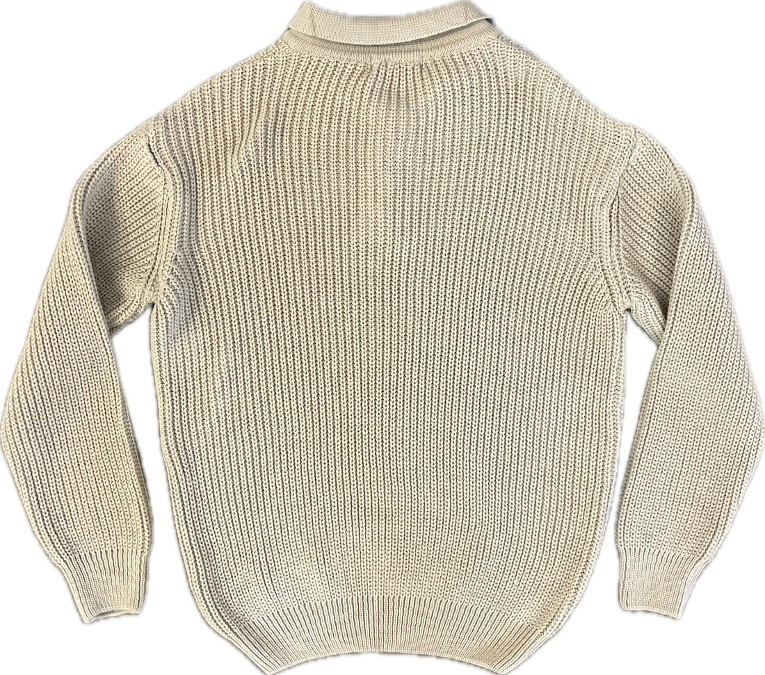 Sonoma Coast Zip Long Sleeve (Eggshell White), Ships 9/20