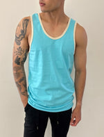 Zuma Beach Tank (Mint) 100% USA COTTON