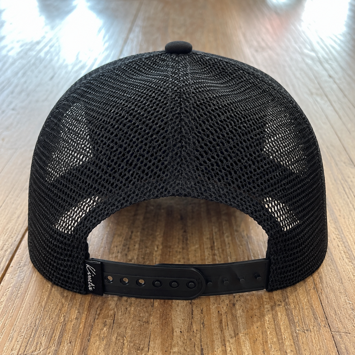 Tiger Aura Trucker Hat (Black with Double Tiger patch)