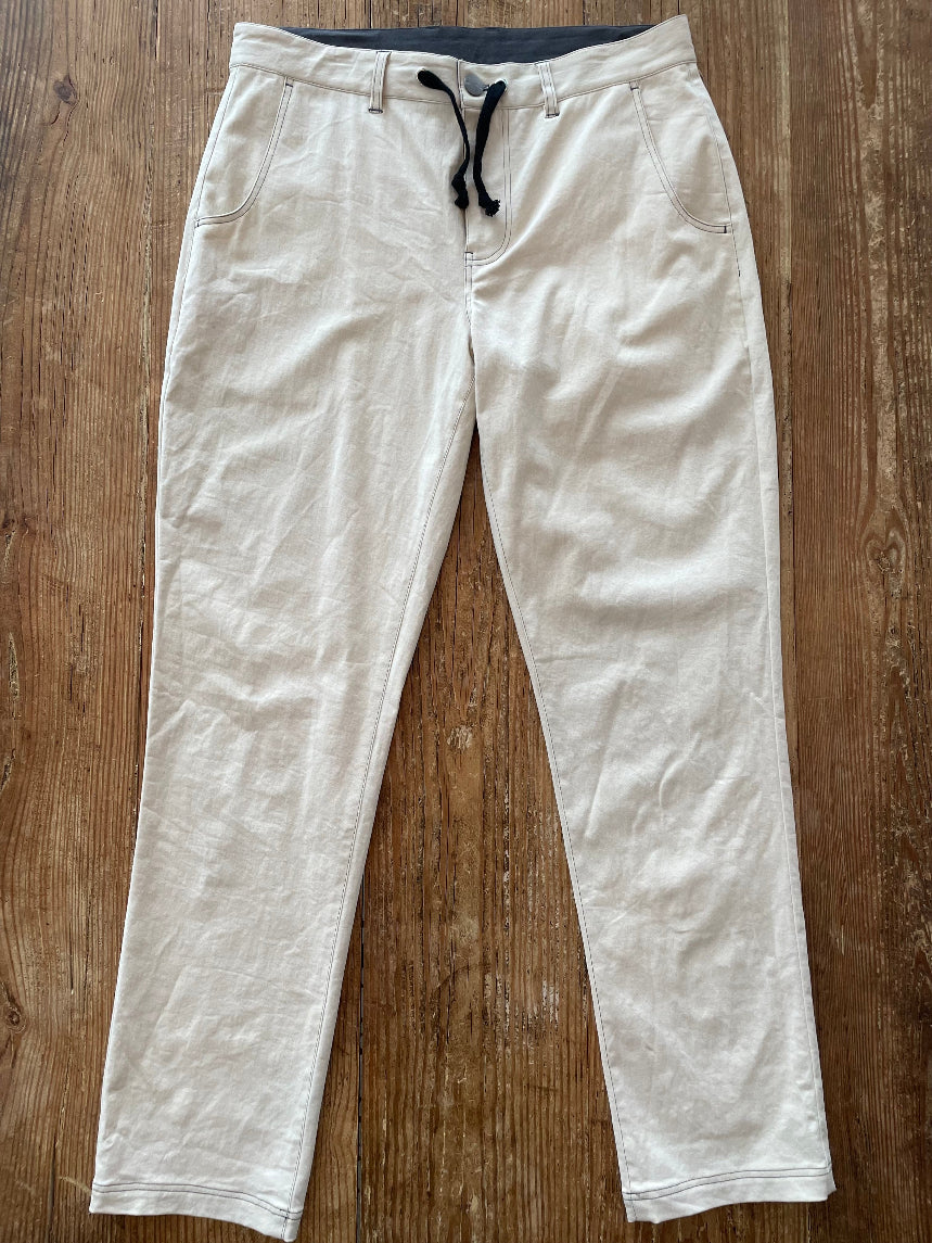 Summer Cotton Trouser (Sand)