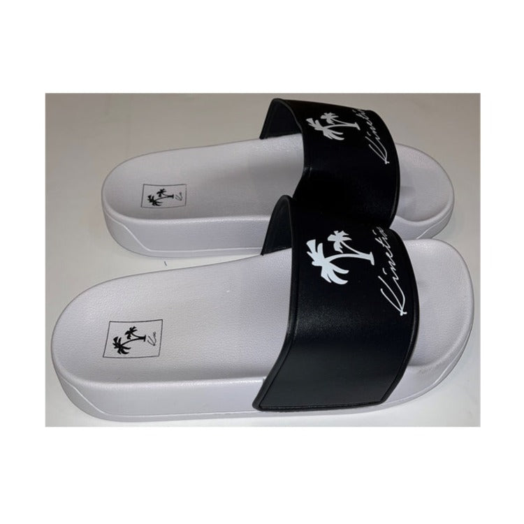 Twin Palms Slides (Black and White)